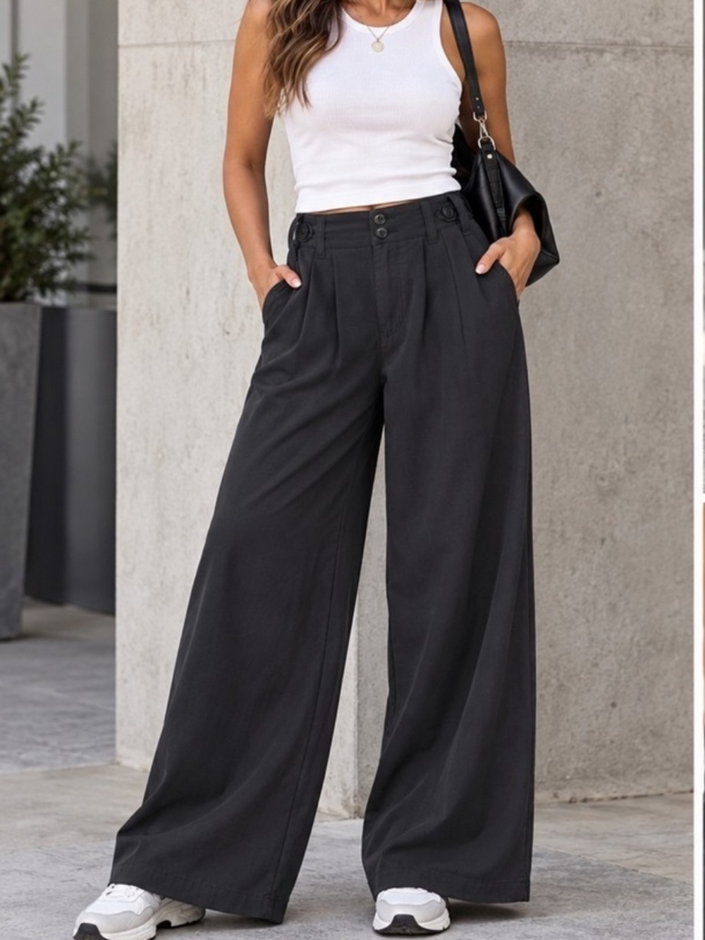 Madewell Harlow Wide Leg Trousers 0